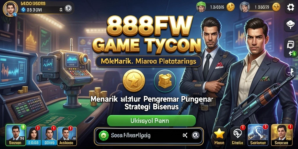 Tampilan gameplay Tycoon yang menarik dan interaktif.