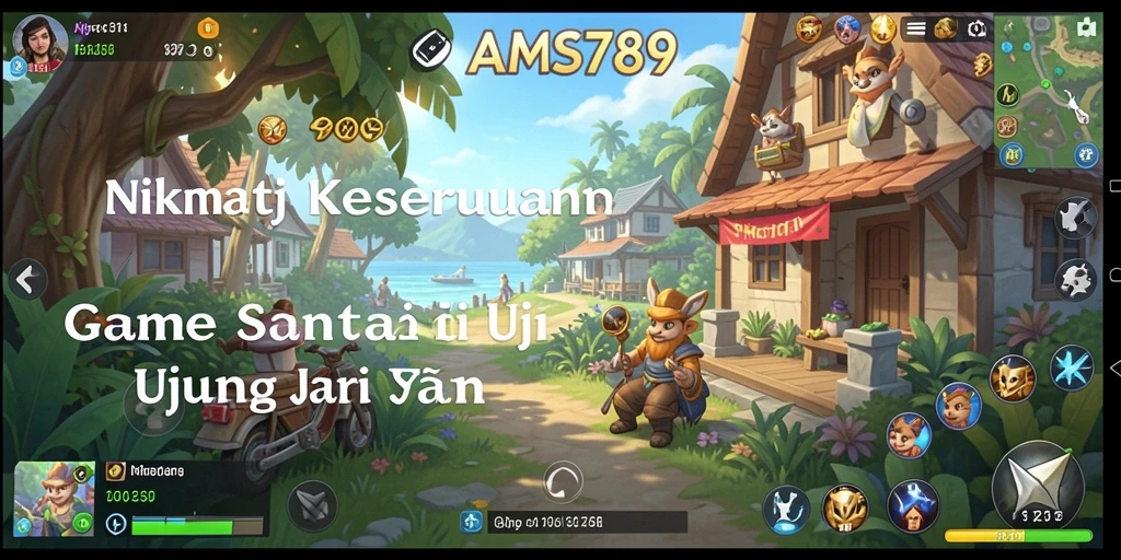 Tangkapan layar permainan AMS789 menampilkan momen seru dan gameplay yang santai.