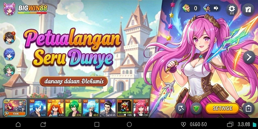 Tampilan menarik dari gameplay <strong>BIGWIN88</strong> yang penuh warna.