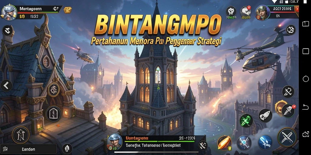 Screenshot gameplay menampilkan pertempuran mendebarkan di BINTANGMPO.