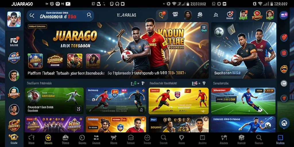 Tampilan menarik dari gameplay Sportsbook JUARAGO yang interaktif.