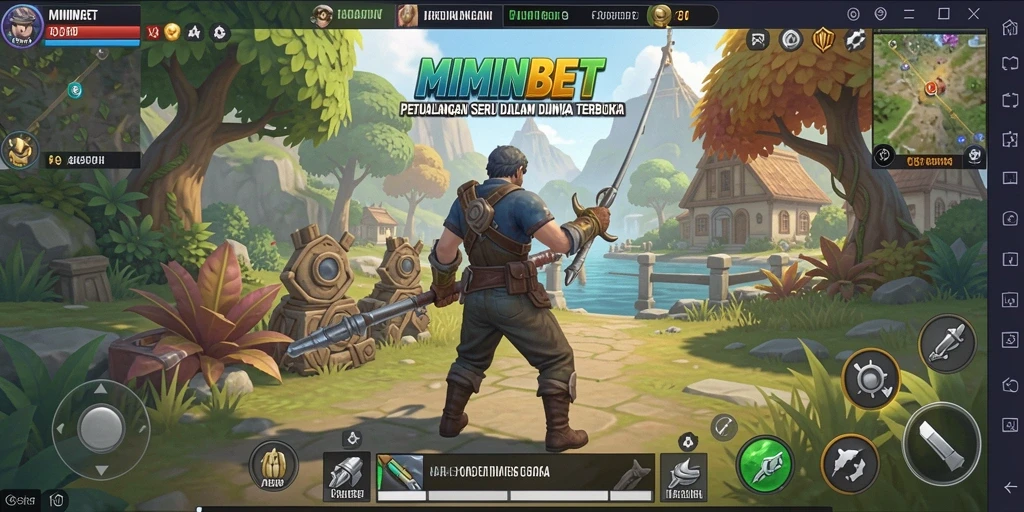 Gameplay menarik MIMINBET dalam dunia open world yang luas.