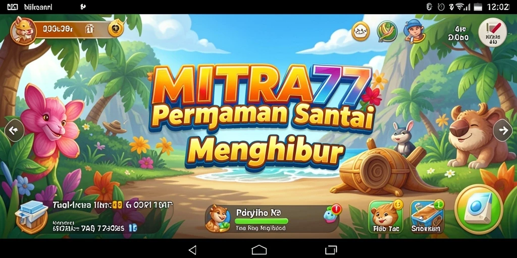Tampilan dinamis dan menarik dari gameplay MITRA77 yang menghibur.