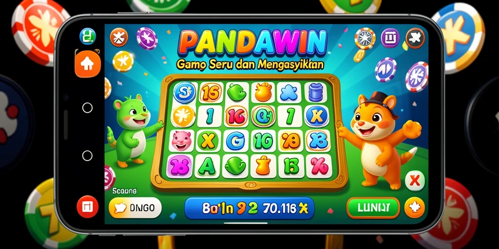 Screenshot gameplay PANDAWIN menunjukkan suasana Bingo yang seru dan interaktif.