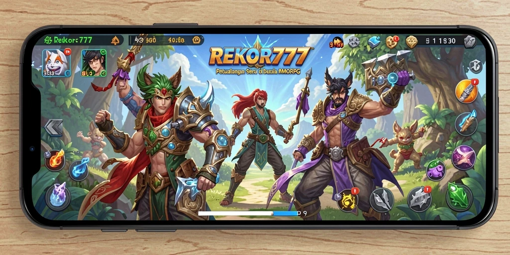 Gameplay menakjubkan dalam dunia MMORPG REKOR777.