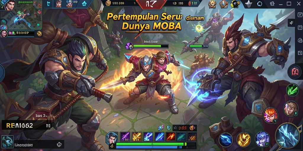 Gameplay seru dan pertarungan strategis di REMI62.