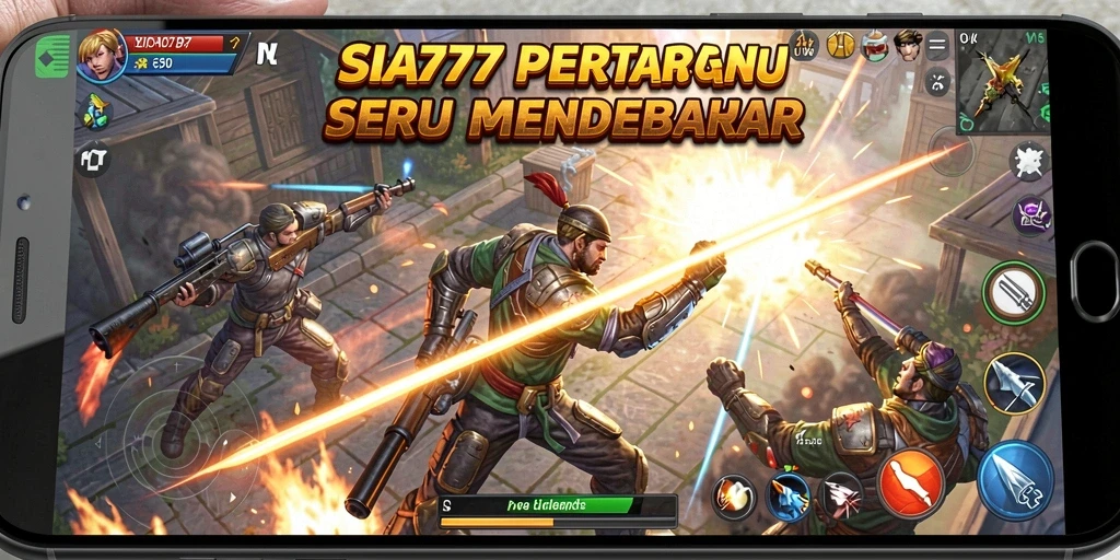 Tampilan pertarungan seru dalam SIA777 dengan karakter yang kuat.