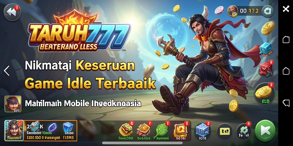 Tampilan utama gameplay TARUH777 yang seru dan interaktif.