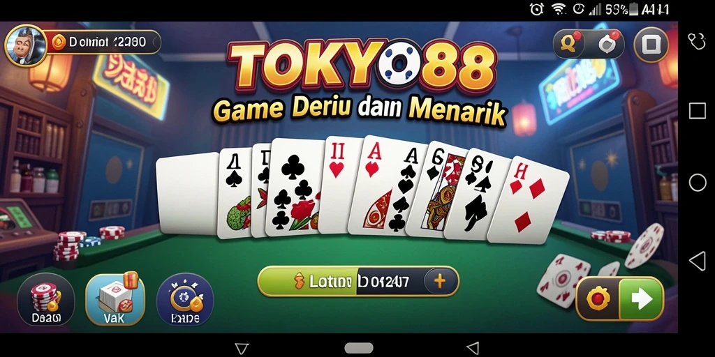 Gambaran gameplay seru dan menantang dalam TOKYO88.