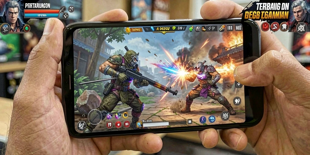 Gameplay V07 menampilkan aksi pertarungan yang mendebarkan dan intens.